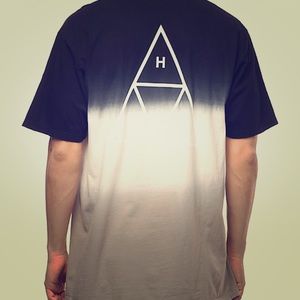 HUF black blue graphic tee